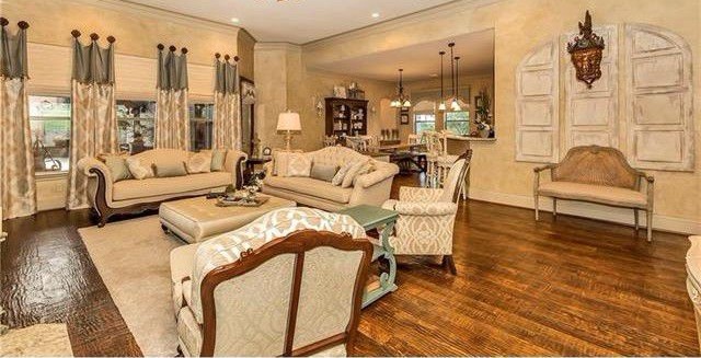 Family room after